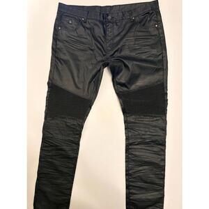DNM Collection Waxed Biker Jeans (Size 42)